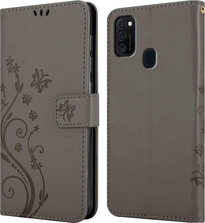 Actual product image Cadorabo Flower Book Cover (Samsung Galaxy M21, Samsung Galaxy M30s)