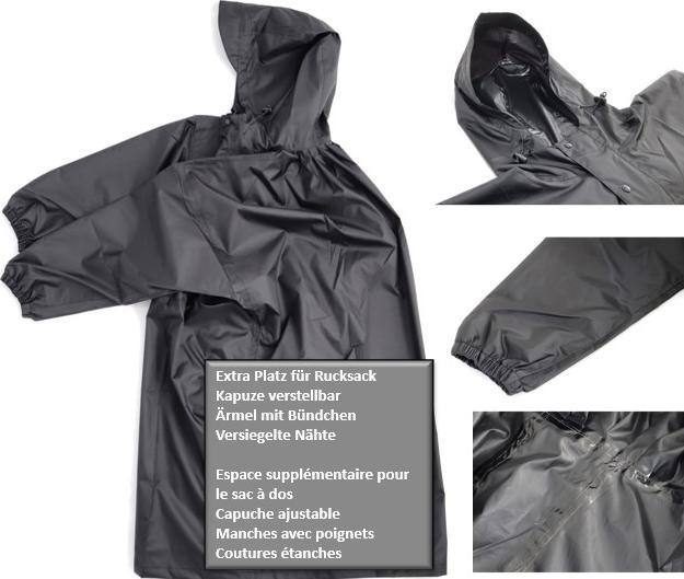 Actual product image Origin Outdoors Rain poncho Trekking Backpack In (One size)