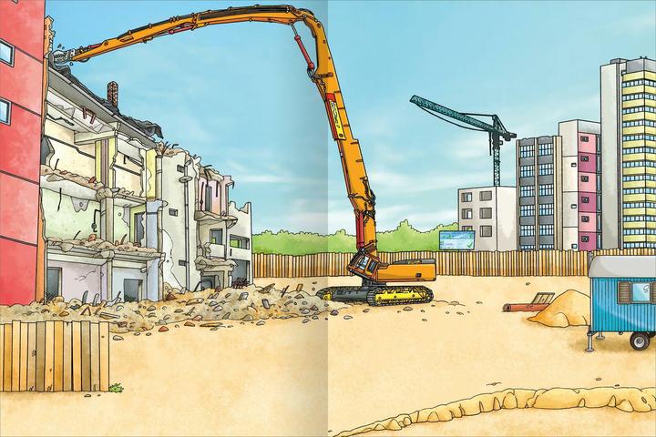 Actual product image The super thick sticker book - vehicles