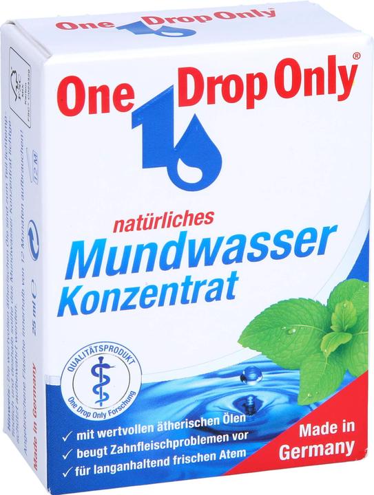 Actual product image One Drop Only Drop Only natural mouthwash concentrate, 25 ml solution (25 ml)