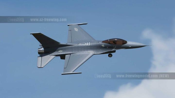 Actual product image Freewing F-16 Falcon 64mm PNP 4S V2 Jet EDF (Jet)