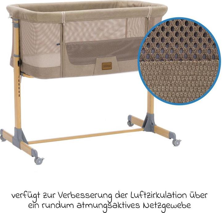 Produktbild Fillikid Beistellbetten Beistellbett Crip 6-fach höhenverstellbar