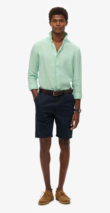 Immagine prodotto Superdry Camicia da vacanza in lino con maniche lunghe (M)