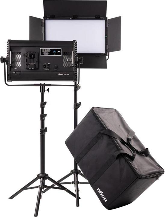 Dörr 2 LED Panel Kit DLP-70W with 2 tripods and bag (novelty)