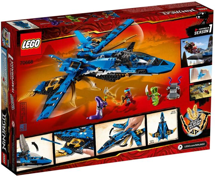 Actual product image LEGO Jay's Thunder Jet (70668, LEGO Ninjago)