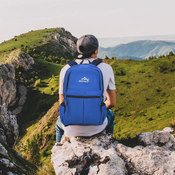 Produktbild Intirilife Faltbarer Rucksack in Azurblau (36 l)