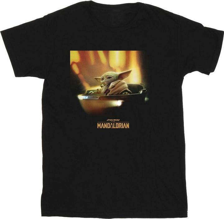 Produktbild Star Wars The Mandalorian Grogu Painted TShirt Mädchen (140, 146)