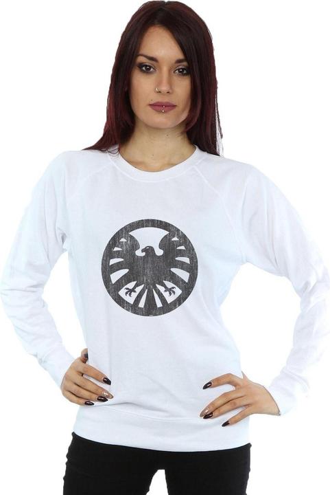 Immagine prodotto Agents Of SHIELD Distressed Logo Felpa Donna (S)
