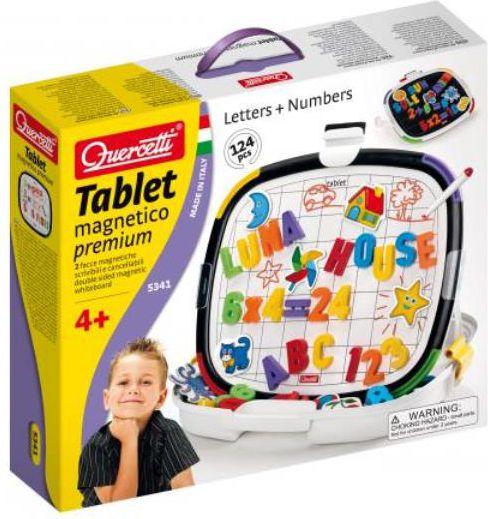 Immagine prodotto Quercetti Vassoio magnetico Lettere e Numeri