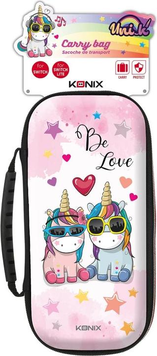 Produktbild Konix Mythics Unicorn Pro Carry Case be love (Switch Lite, Switch OLED)