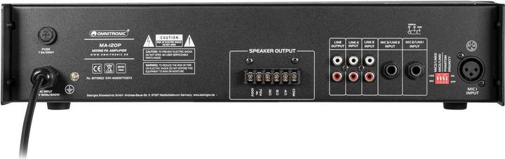 Produktbild Omnitronic MA-120P ELA-Mischverstärker (Verstärker)