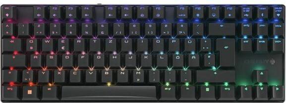 Produktbild CHERRY xtrfy MX 8.2 TKL WL (without suitcase) - US-INTL - black (Eng. Int., Kabellos, Kabelgebunden)