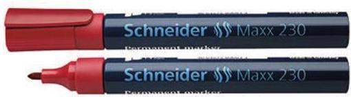 Produktbild Schneider Permanentmarker Maxx 230 Strichstärke: 1-3 mm Schreibfarbe: rot (Rot, 3 mm, 1 x)