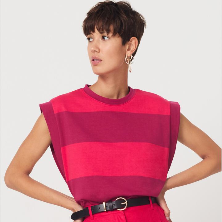 Produktbild La Redoute Collections Ledergürtel mit goldfarbener Schnalle (85)