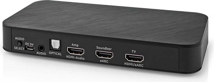 Image du produit Nedis Convertisseur audio numérique | 2 voies | Connexions - Entrée : Alimentation DC / 1x entrée HDMI™ |