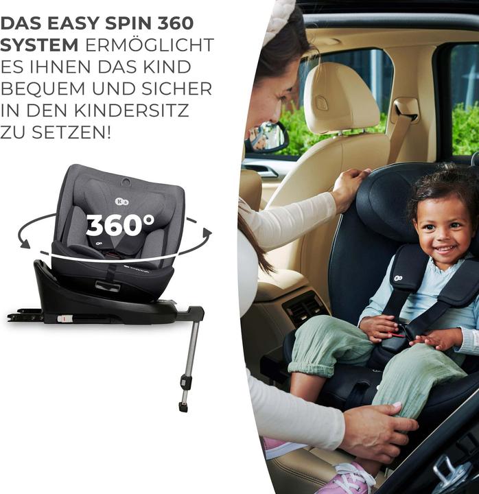 Image du produit KinderKraft Siège-auto pour enfant I-360 (Reboarder, Norme ECE R129/i-Size)