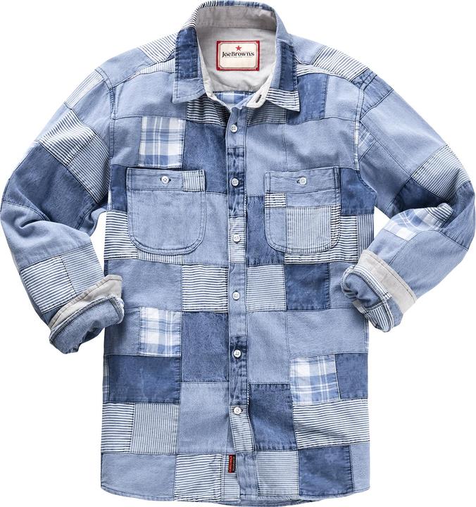 Immagine prodotto Joe Browns Camicia patchwork in denim lavato (XXL)