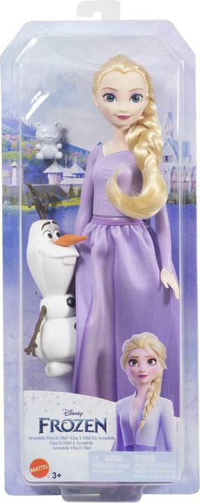 Produktbild Disney Frozen Disney Die Eiskönigin Spielzeug, Elsa Modepuppe und Olaf-Figur