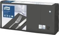 Essity Tork 33x33 cm, 1/8 Falz, schwarz, Packung à 200 Stück (200 x, 33 x 33 cm)