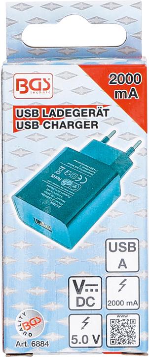 Produktbild BGS Universal USB-Ladegerät 2 A