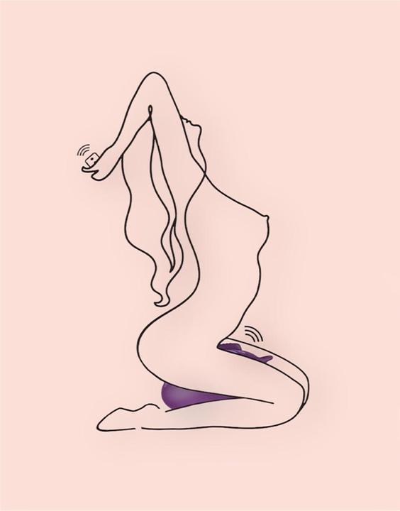 Actual product image Bouncy Bliss Classic ride-on vibrator
