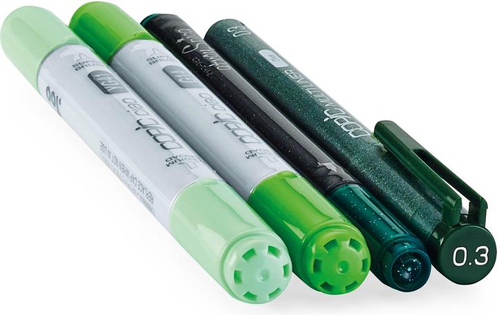 Actual product image Copic Doodle Pack Green (Grey, 4 x)