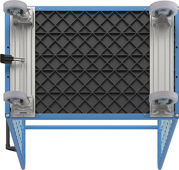 Image du produit eurokraft pro Chariot à tablettes à panneaux latéraux grillagés (500 kg)