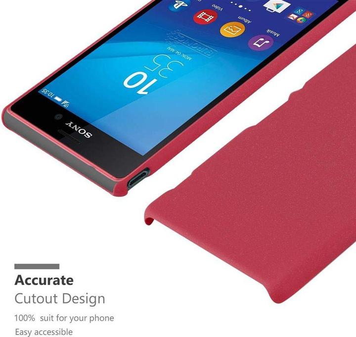Actual product image Cadorabo Hard Cover Frosty Cover (Sony Xperia M4 Aqua)