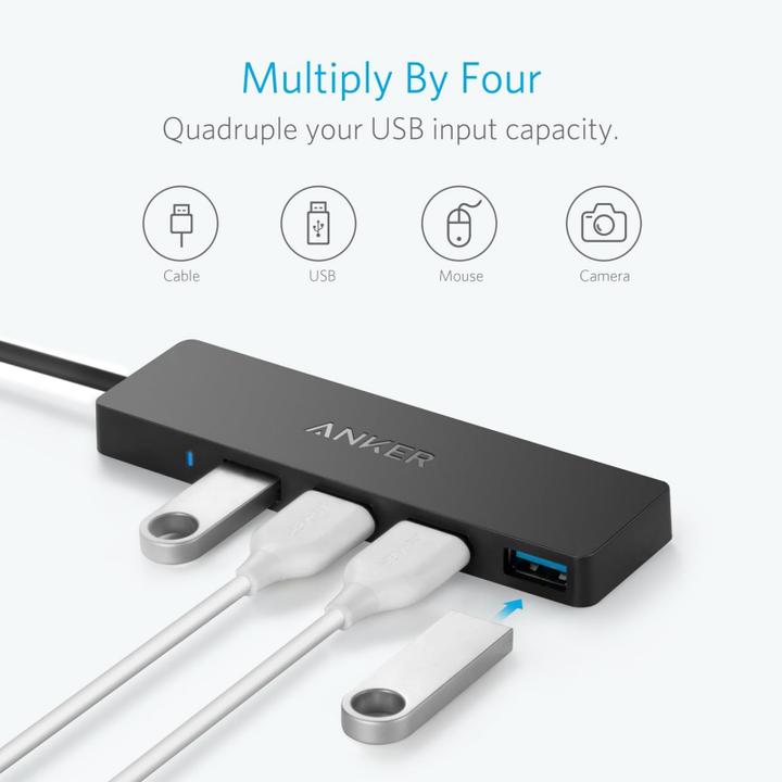 Produktbild Anker Data Hub 4-in-1 (USB-C, 4 Ports)