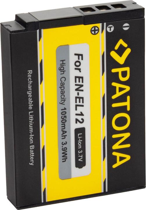 Patona Akku EN-EL12, 800 mAh / 3.7V (Kamera Akku)