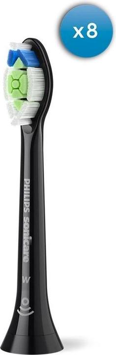 Actual product image Philips Sonicare Sonicare W2 Optimal White Genuine Replacement Toothbrush Heads Black (8 x)