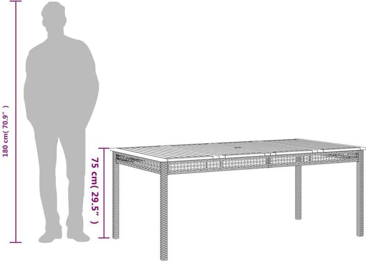 Immagine prodotto VidaXL Tavolo da giardino (90 cm)