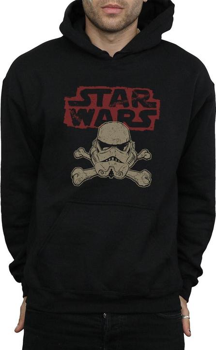 Actual product image Star Wars Mens Stormtrooper Skull Logo Hoodie (XXL)
