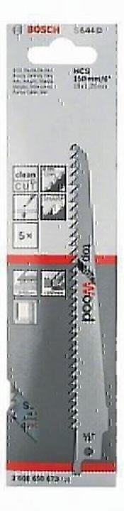 Actual product image Bosch Professional Zubehör Sabre saw blade S 644 D, Top for Wood, pack of 5