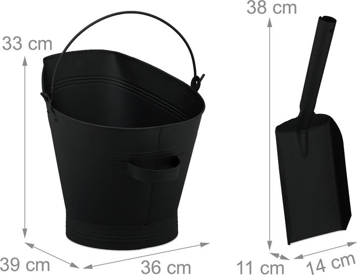 Immagine prodotto Relaxdays Secchio per ceneri