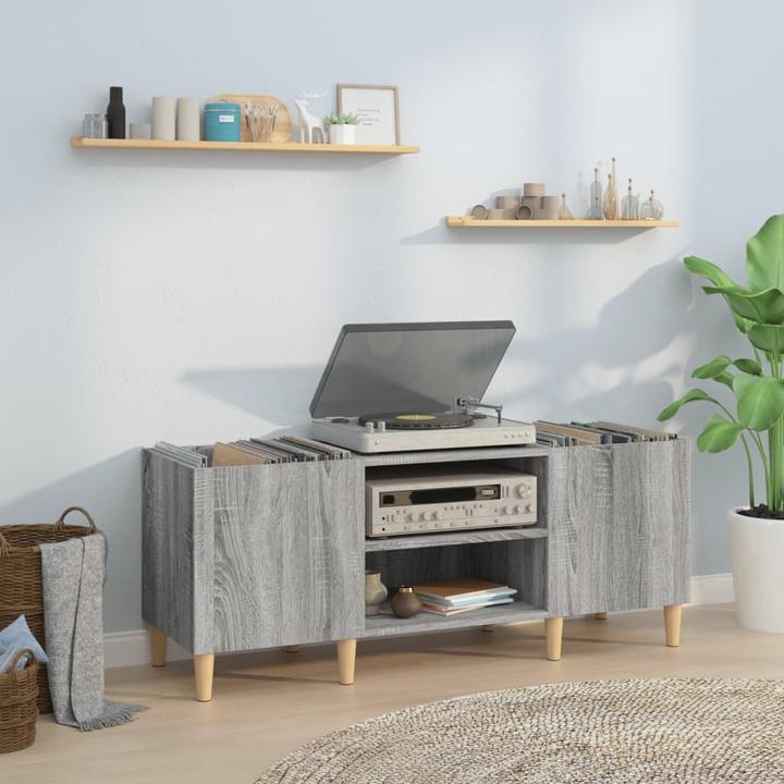 Produktbild VidaXL Plattenschrank Grau Sonoma 121x38x48 cm Holzwerkstoff