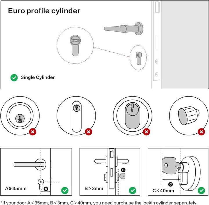 Produktbild Lockin Smart Lock G30 EU (Fingerabdruck, Smartphone, Elektronische Zahlenkombination)