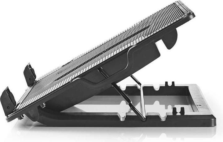 Immagine prodotto JTI Notebookständer | Anzahl Lüfter: 2 | USB Power | Anzahl Winkel: 4 | 18" | 1200 U/min | LED