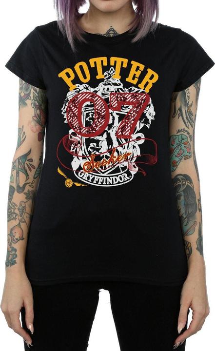 Actual product image Womens/Ladies Gryffindor Seeker Cotton T-Shirt (M)