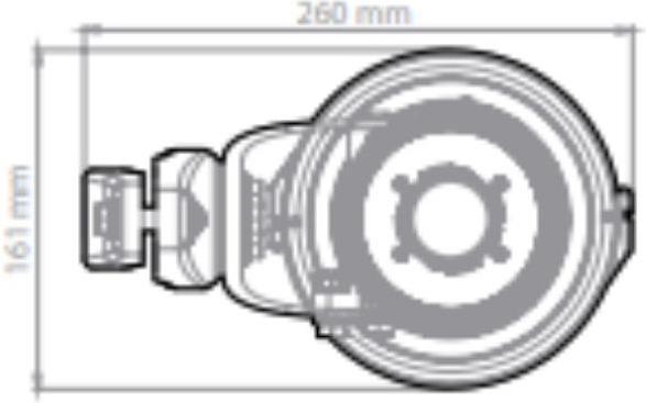 Actual product image RF-Elements SH-TP-5-60 - Symmetrical Horn Antenna for Simper Radio