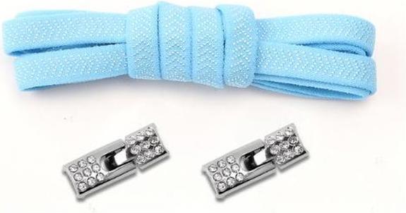 MU Classic Elastic Bling Series 1 Paar Elastische Schnürsenkel ohne zu Binden