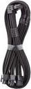 Actual product image CableMod C-Series Pro Anschlusskabel - Variante A, 90°, 16-Pin zu 3x8-Pin PCIe, schwarz