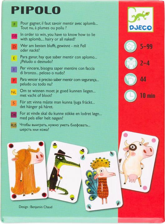 Actual product image Djeco Pipolo (French, German)