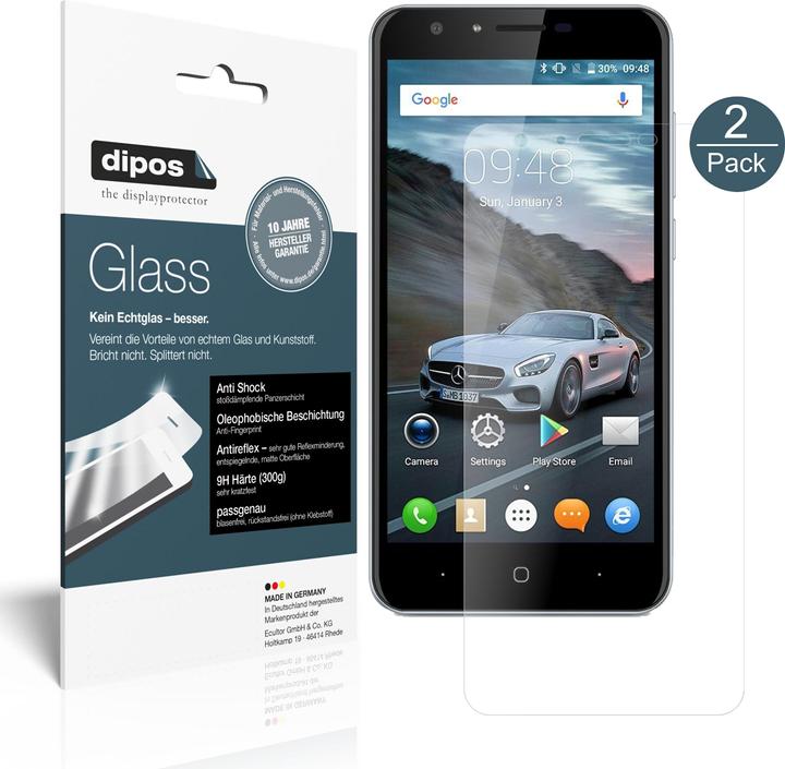 Immagine prodotto Dipos Pellicola Protettiva Anti-Shock (1 Pezzo/i, Doogee Y6C)