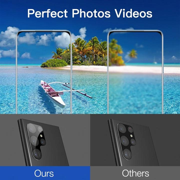 Actual product image RPD Samsung Galaxy S25 - Tempered Glass / Panzerglas Rückkamera - vollflächig schwarz (1 Piece, Samsung Galaxy S25)