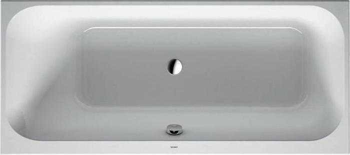 Duravit Krperformbadewanne Rechteckbadewanne Happy D,2 70 x 160 cm wei glatt 700308000000000 (215 l, 160 cm, 70 cm)
