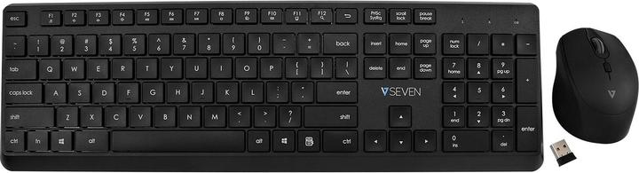 Produktbild V7 Pro Wireless Keyboard Mouse Us (US, Kabellos)