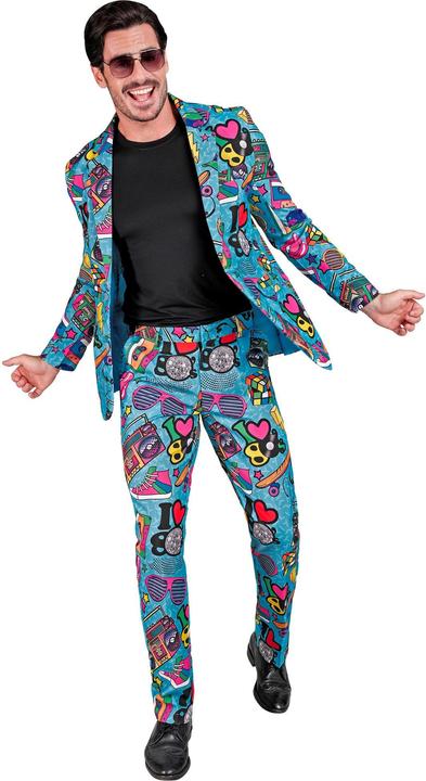 Produktbild Widmann 80er JAHRE PARTY FASHION ANZUG (Jackett, Hose), XXL (XXL)