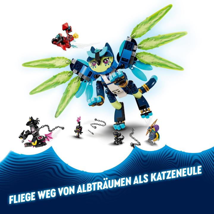 Produktbild LEGO Zoey und die Katzeneule Zian (71476, LEGO Dreamzzz)
