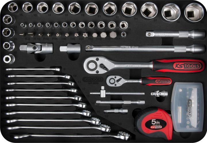 Produktbild KS Tools 1/4+1/2 Universal-Werkzeug-Satz. 149-tlg. (149 Teile)